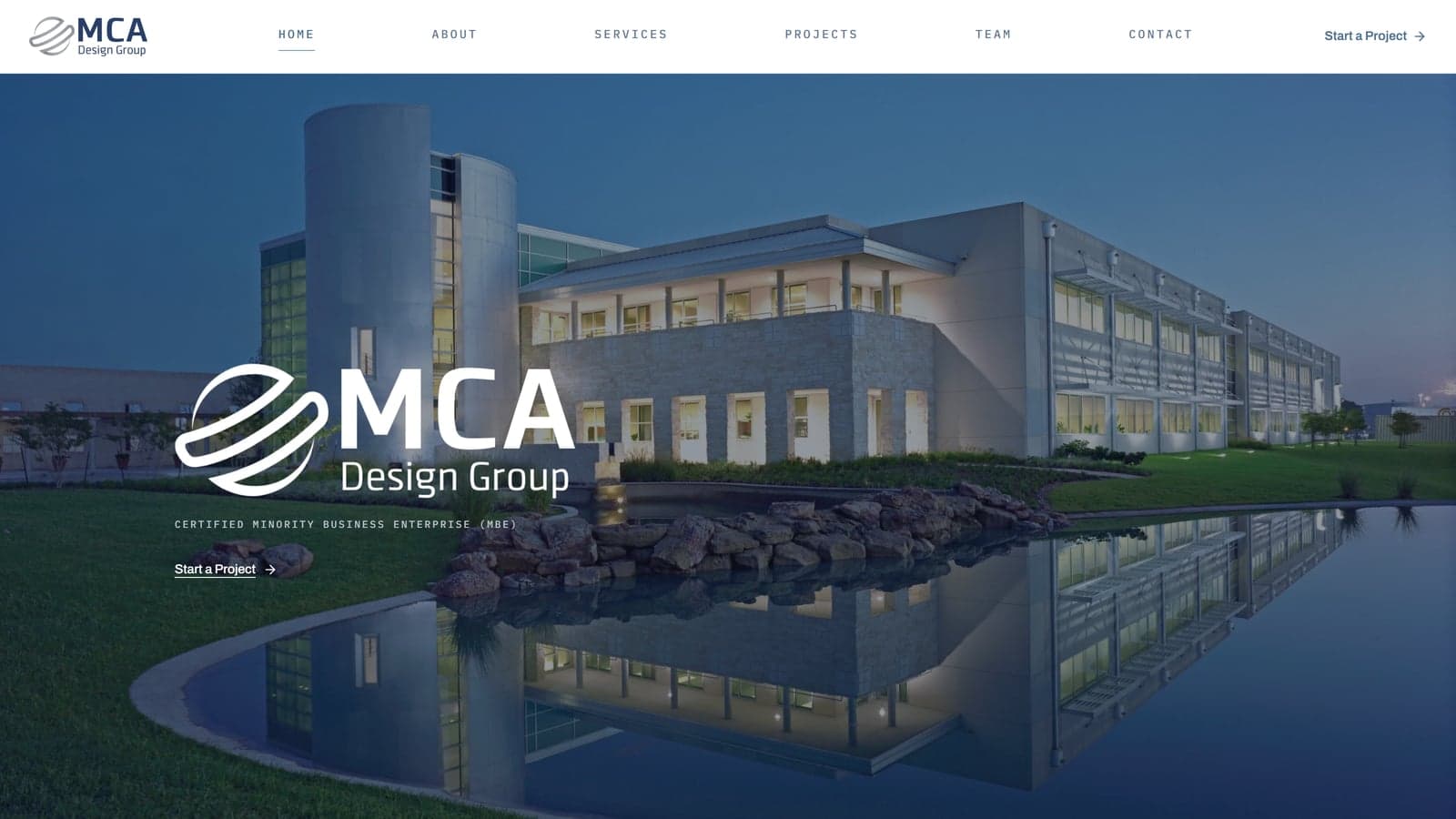MCA Design Group desktop screenshot